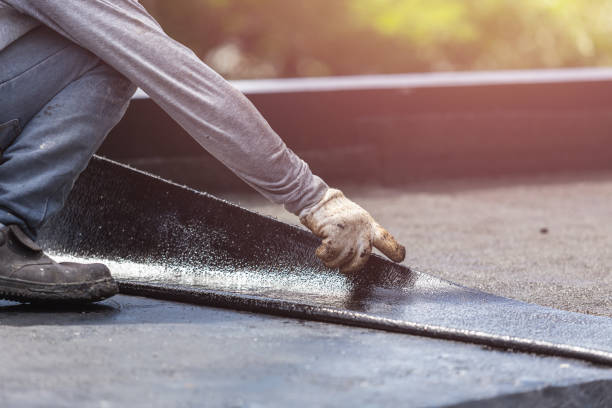 Professional Crawl Space Encapsulation technician working in The Plains, OH